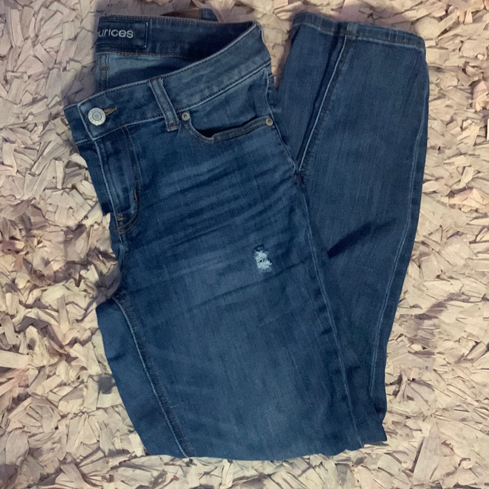 Fitted skinny jeans